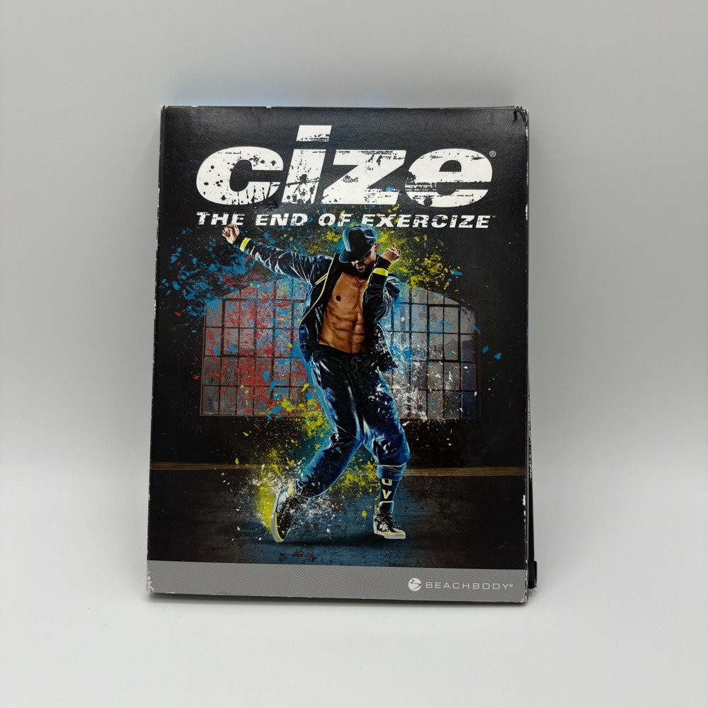Beachbody Cize‎ Workout DVD Set Shaun T Dance Fitness Program Black Excellent